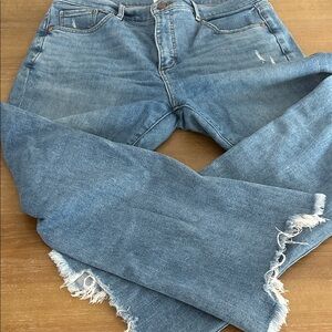 Loft Women's distressed crop jeans - Sz 12